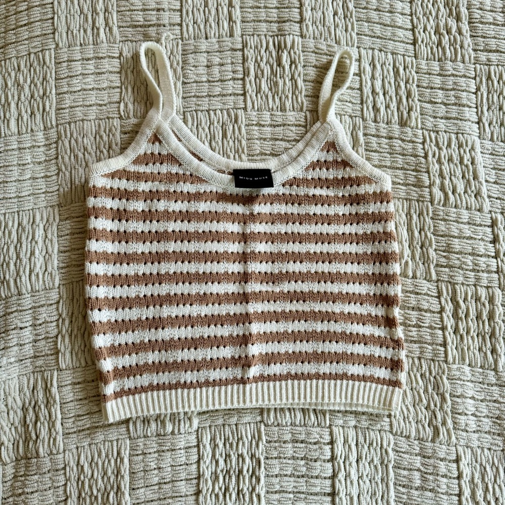 Crotchet Cropped Tank S